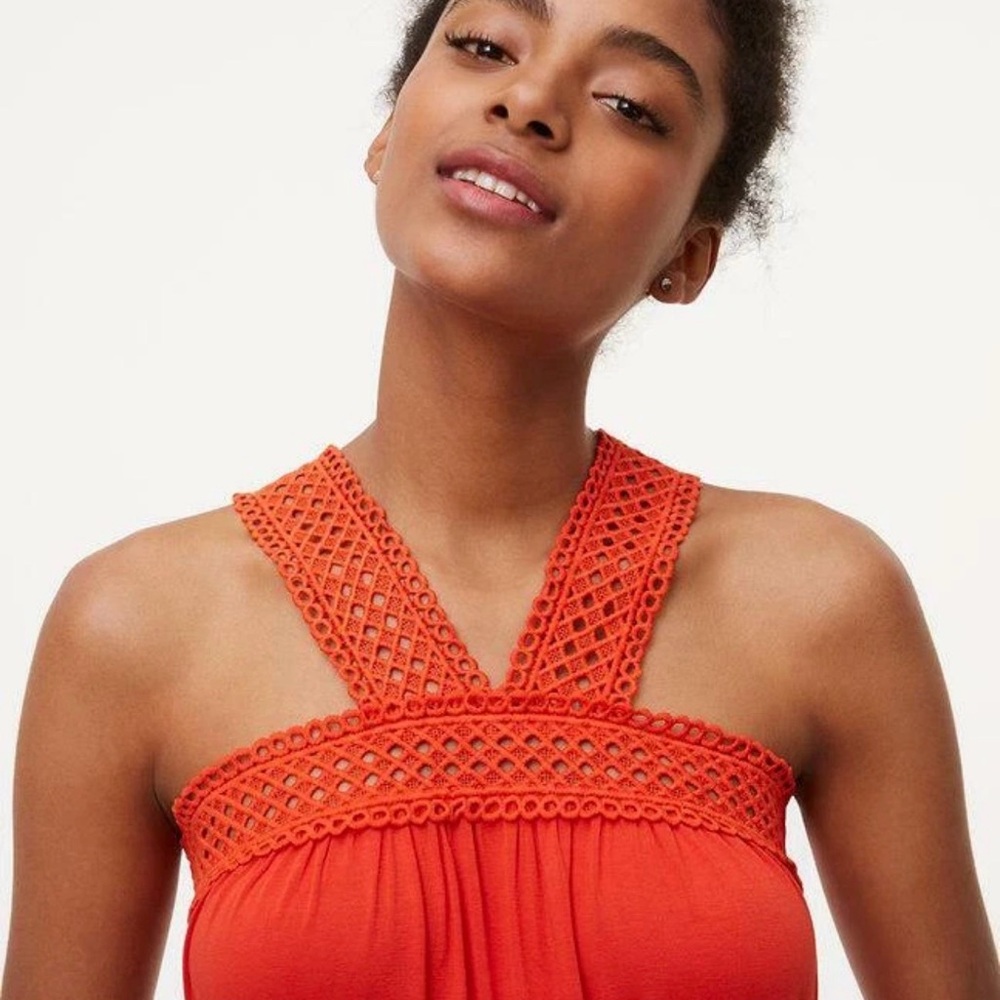 LOFT Crochet Strap Dress